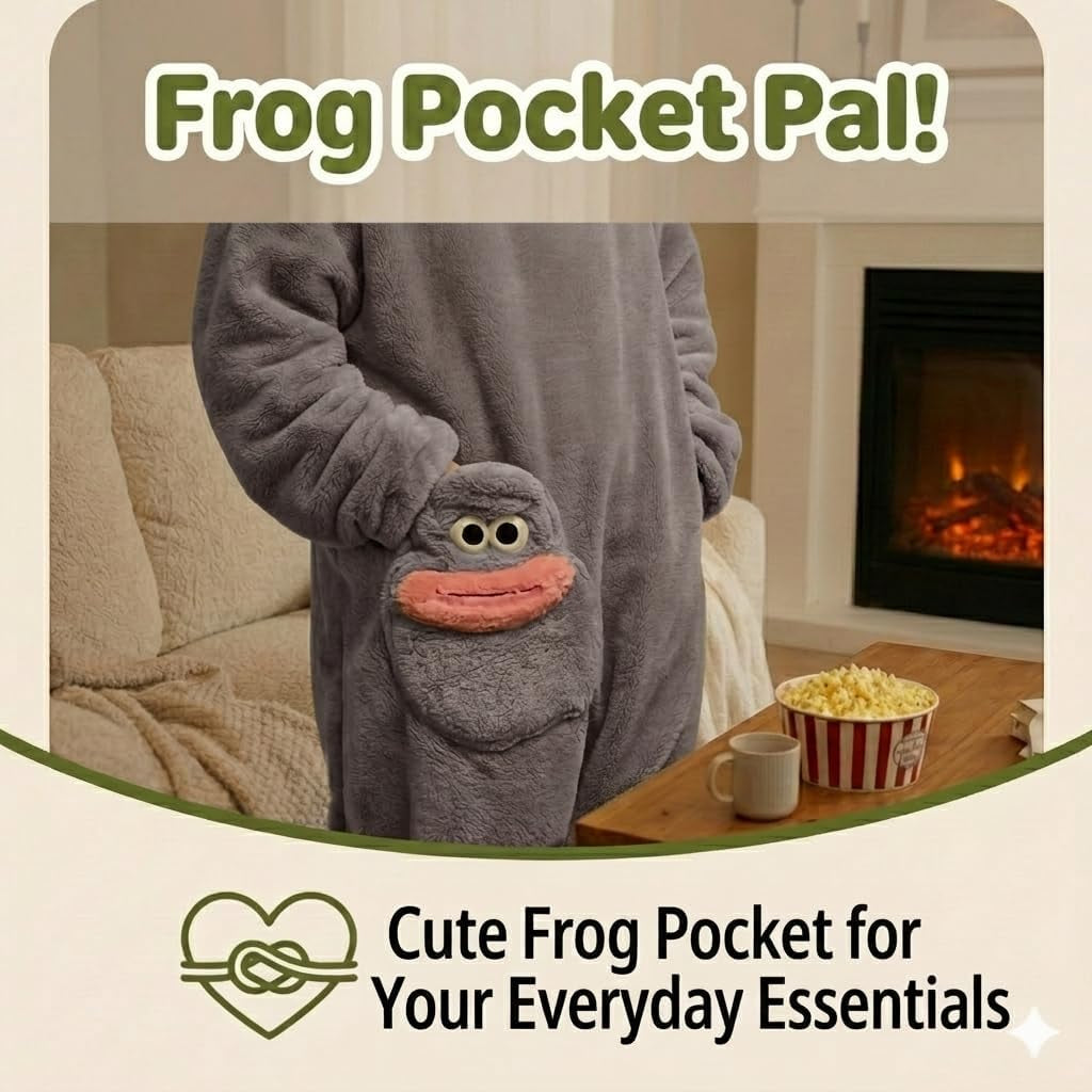 Pyjama À Capuche Monstre Vert Amusant Pour Adolescents Et Adultes - Unisexe - En Polaire Ultra Douce - Une Pièce - Vêtement D'Intérieur Fantaisie
