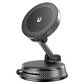 Car Magnetic Wireless Charger Phone Holder, 360° Rotation Vacuum Suction Cup Stand with 15W Fast Charging Dock for Iphone&Google, Free Magnetic Ring Included for All Phones