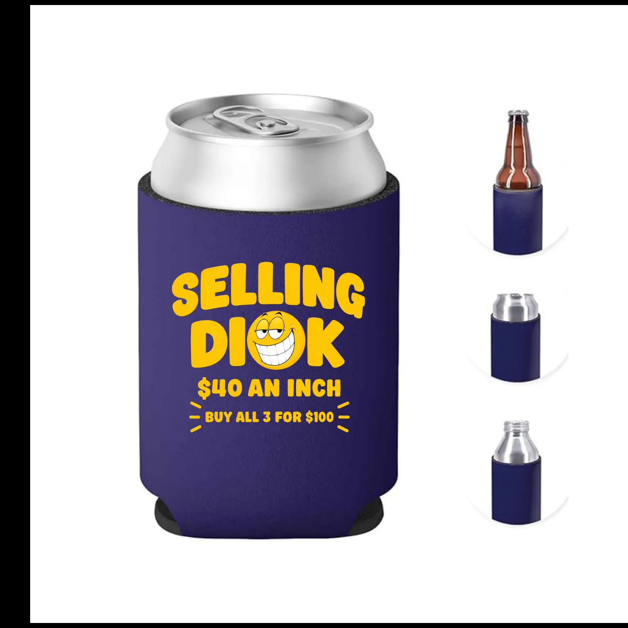 SELLING DI@K 40 an INCH Funny Can Cooler, Koozie