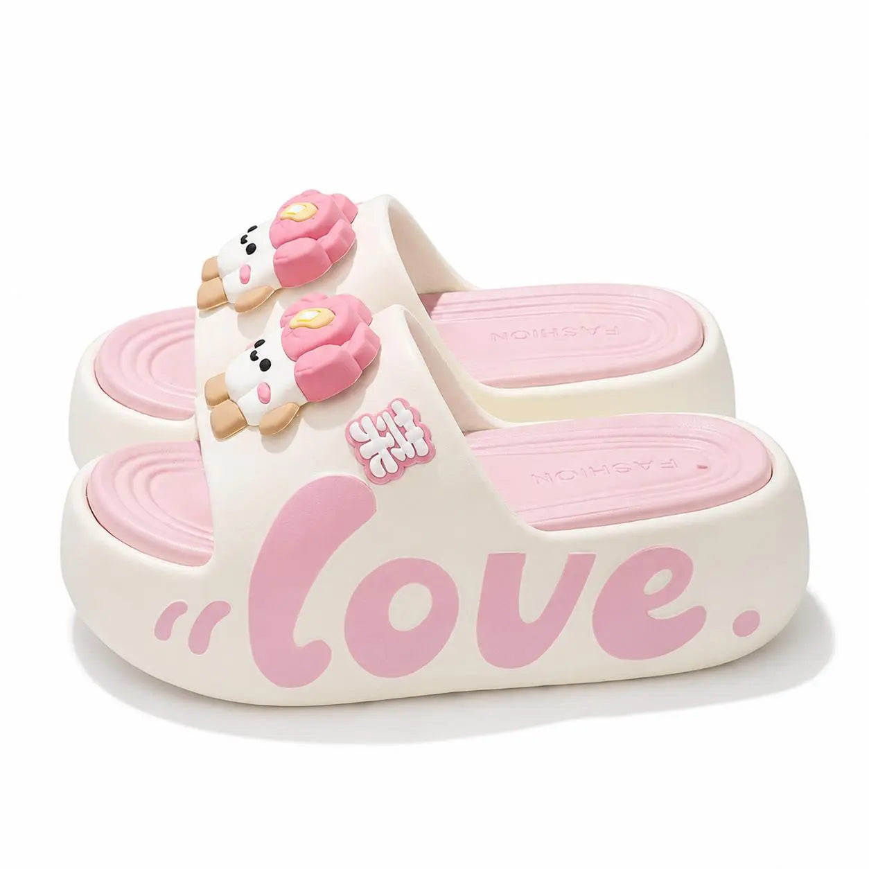 Women’S Animal Print Cloud Slides, EVA Thick Sole Slip-Resistant Slippers for Beach, Pool, Shower, Dorm, Indoor & Outdoor Wear