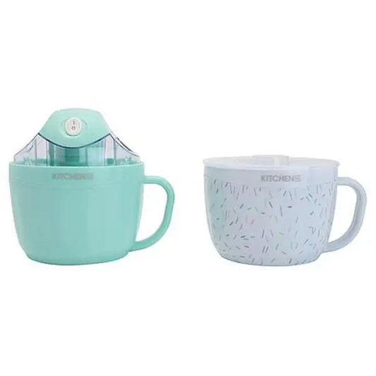 Kitchenhq Ice Cream Maker with (2) 1 Pint Insulated Bowls