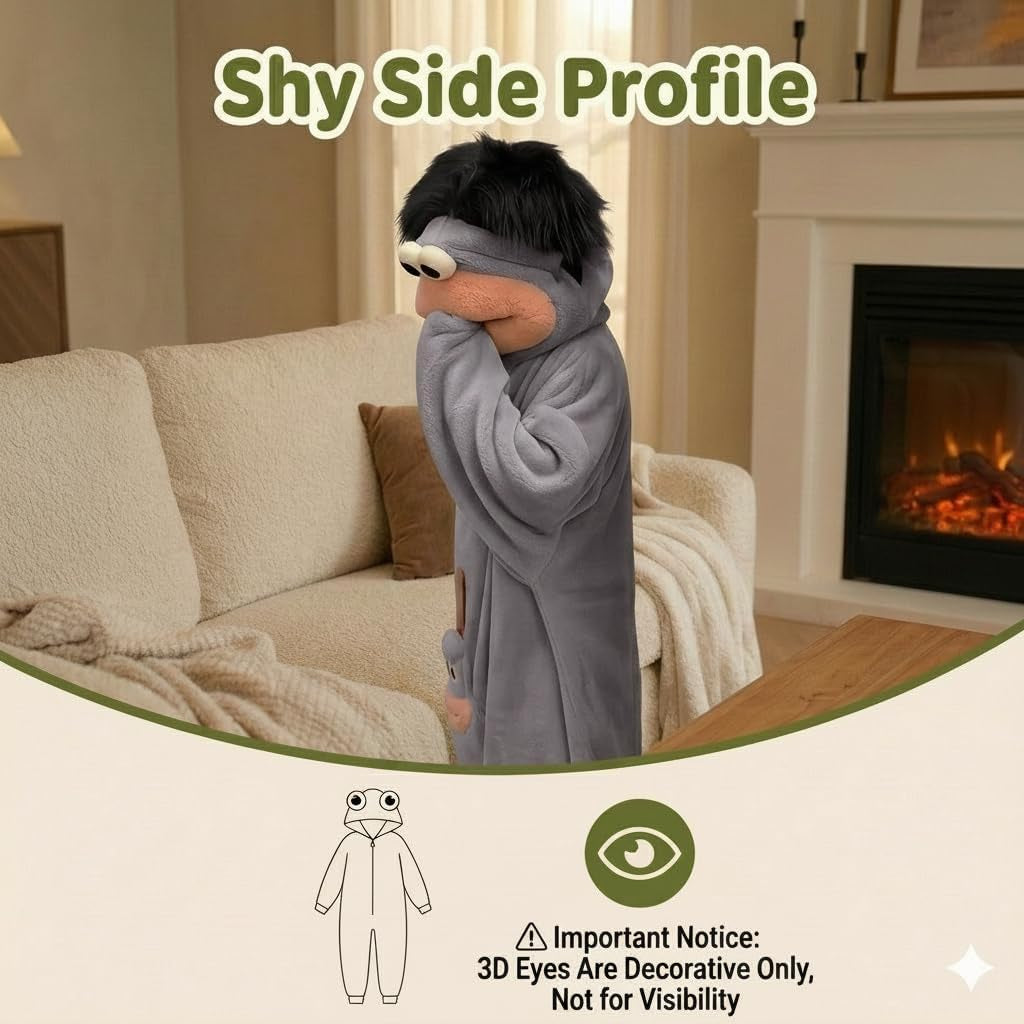 Pyjama À Capuche Monstre Vert Amusant Pour Adolescents Et Adultes - Unisexe - En Polaire Ultra Douce - Une Pièce - Vêtement D'Intérieur Fantaisie